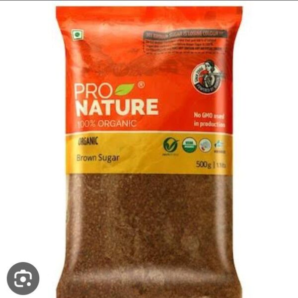 Pro Nature Organic Brown Sugar 500 Gms