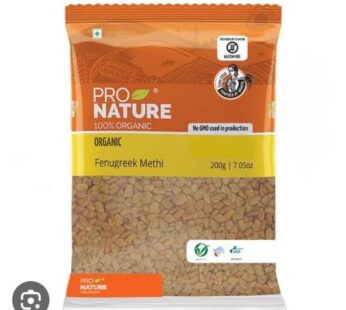 Pro Nature Organic Fenugreek 200 Gms