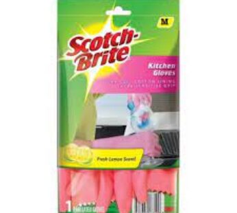 Scotch Brite Medium Kitchen Gloves 1 Pair