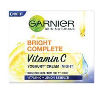 Garnier Bright Complete Vitamin C Yoghurt Cream Night 40g