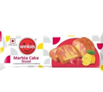 Winkies Marble Cake Sliced Lemon & Raspberry 110g