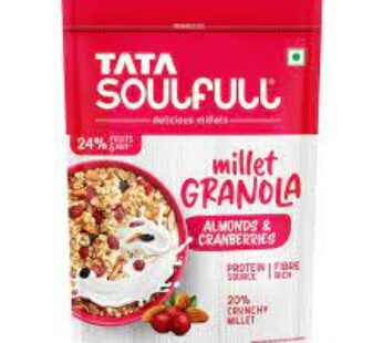 Soulfull Millet Granola Almonds and Cranberries
