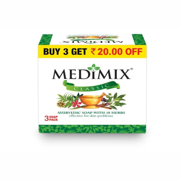Medimix Classic Ayurvedic Soap 3x125g