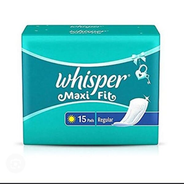 Whisper Maxi Fit Regular 15 Pads