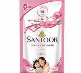 Santoor Mild Lotus & Tulsi Gentle Hand Wash 180 ml