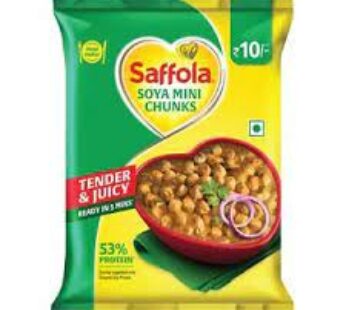 Saffola Soya Mini Chunks – Tender & Juicy, High In Protein & Fibre, 40 g