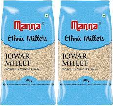 Manna Whole Grain Jowar Sorghum Millets 500g