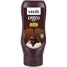 VEEBA Choco Bliss Syrup - No Synthetic Colours & Artificial Flavours, 380 g