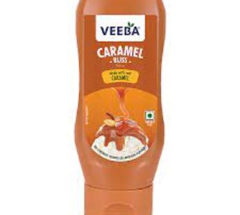 VEEBA Caramel Bliss Syrup – No Synthetic Colours & Artificial Flavours, 380 g