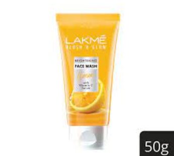Lakme Blush & Glow Lemon Freshness Gel Face Wash with Lemon Extracts, 50 g