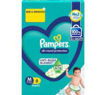 Pampers All Round Protection Diaper Pants (M) 6