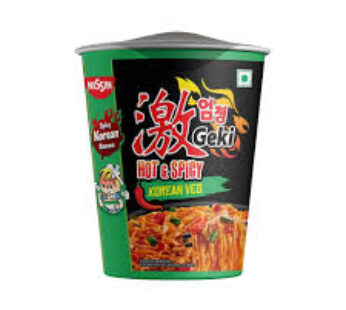 Nissin Geki Hot & Spicy Korean Veg Cup Noodles 70g