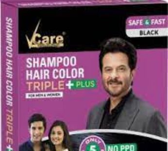 Vcare Shampoo Hair Colour Black 15 ml