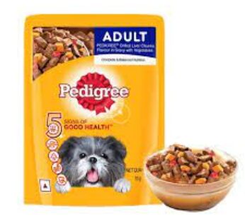 Pedigree Adult Grilled Liver Flavour Gravy with veg 70g