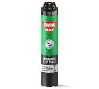 Baygon Max Mosquito & Fly Killer Spray – Double Nozzle, 400 ml