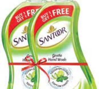 Santoor Gentle Handwash Fresh Sweet Lime Peel Tulsi 200 ml BUY 1 GET 1FREE