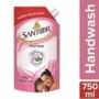 Santoor Mild Gentle Handwash - Lotus & Tulsi, Tough on Germs, 700 ml