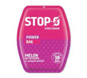 Stop-O Power Bag Bathroom Air Freshener Pouch – Pink Petals Fragrance, 10 g
