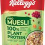 Kelloggs Pro Muesli with 100 Plant Protein 500g High Protein Breakfast