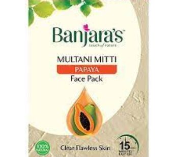 Banjaras Multani Mitti Papaya Face Pack 100 Gms