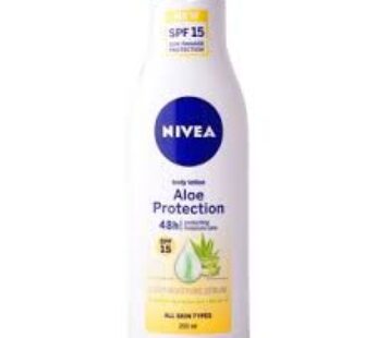Nivea Aloe Protection SPF 15 Sun Damage Protection Body Lotion – All Skin Types