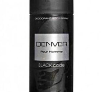 Denver Black CodeDeodorant Body Spray 150ml/96g