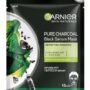 Garnier Pure Charcoal Black Serum Mask 28g