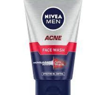 NIVEA MEN Acne Face Wash For Oily & Acne Prone Skin – With Magnolia Bark Power, 50 g