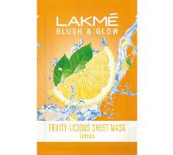 Lakme Blush & Glow Lemon Sheet Mask, 20 ml