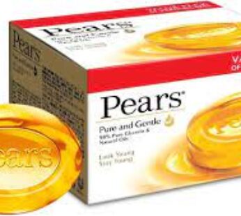Pears Pure Gentle Bathing Bar Pack Of 3 125g