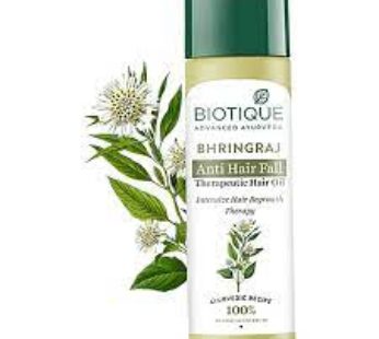 BIOTIQUE Anti Hair Fall Hair Oil – Bhringraj, Intensive Hair ReGrowth Therapy, 200 ml