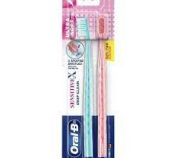 Oral-B Sensitive X Deep Clean Toothbrush – Ultra Soft Buy 1 Get 1Free