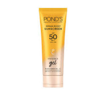 Ponds Serum Boost Sunscreen Gel SPF 50 (50g)