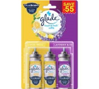 Glade Touch & Fresh Refills Lemon Fresh & Lavender Bliss,3N 12ml