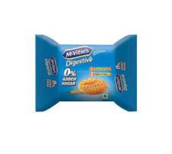 McVities Digestive High Fibre Biscuits – Zero Added Sugar, 75 g