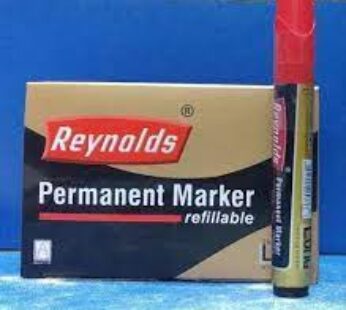 Reynolds Hd Permanent Maker Refillable 1N Black