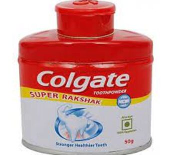 Colgate Toothpowder – With Calcium & Minerals, Anti-Cavity, 50 g