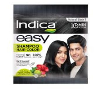 Indica Creme Hair Colour Natural Black 20ml+20ml