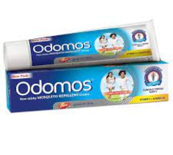 Odomos Natural Mosquito Repellent Cream Vitamin E Almond Oil 100g