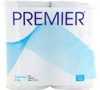 Premier 2 Ply Toilet Tissue Rolls 4Rolls 180X2 Usables
