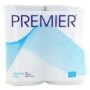 Premier 2 Ply Toilet Tissue Rolls 4Rolls 180X2 Usables