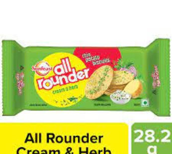 Sunfeast All Rounder Cream & Herb Thin Potato Biscuits 30g