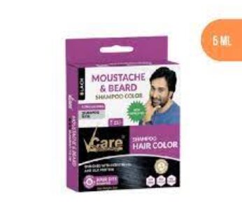 Vcare Moustache Beard Shampoo Colour Black 5 ml