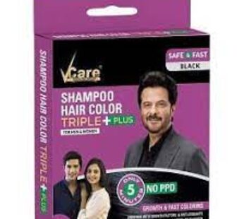 Vcare Shampoo Hair Colour Black 25ml